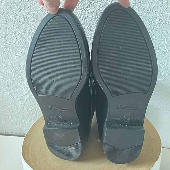 EUC Sam Edelman Womens Black Shiny Bootie Rain Boots Size 6 - Picture 5 of 6